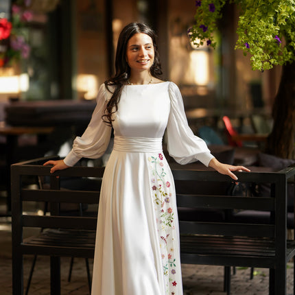 Embroidered Dress "Name_1"