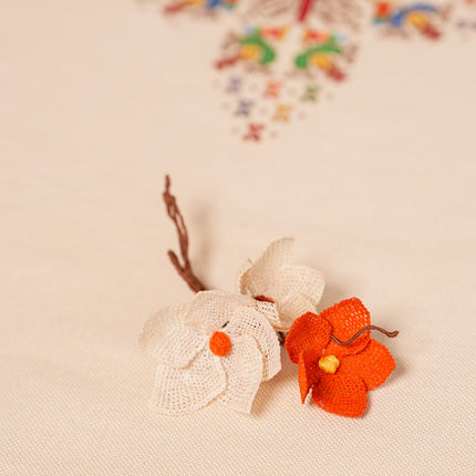 Embroidered Pin "Flower_2"