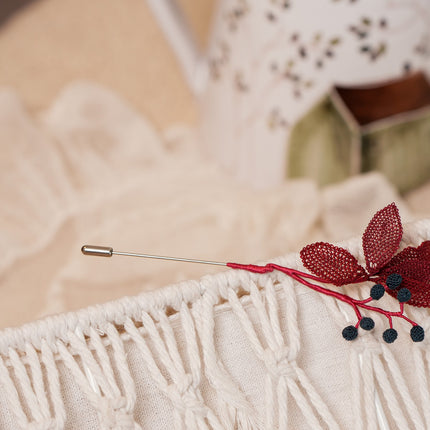 Embroidered Pin "Flower_26"