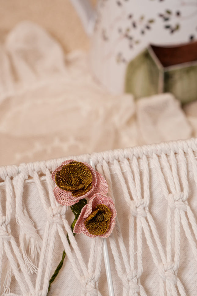 Embroidered Pin "Flower_21"
