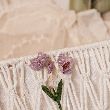 Embroidered Pin "Flower_18"