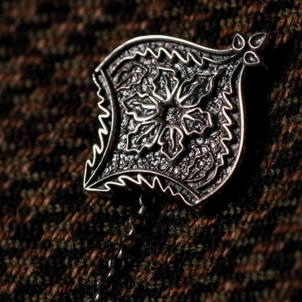 DAJ - Digital Julfa Network Silver Pin