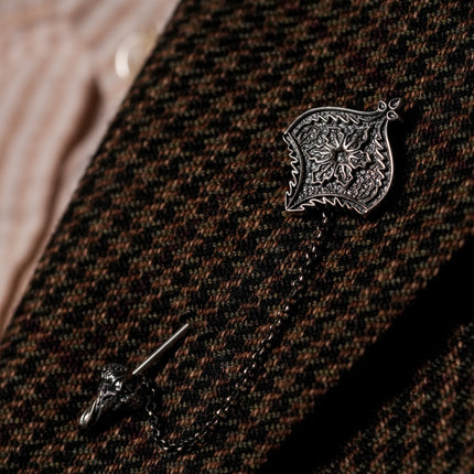 DAJ - Digital Julfa Network Silver Pin